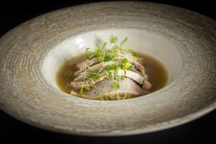 Espadon bouillon dashi