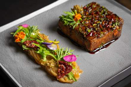 Les Nymphéas Restaurant du Domaine de Gorneton, Chasse-sur-Rhône, Plat