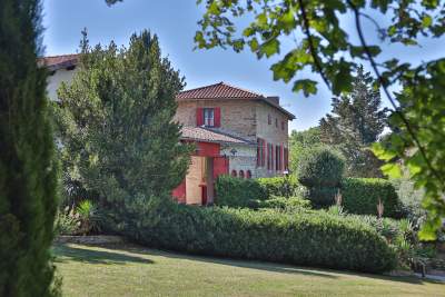 Le Domaine de Gorneton, Chasse-sur-Rhône, Façade