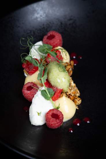 Framboise en granola